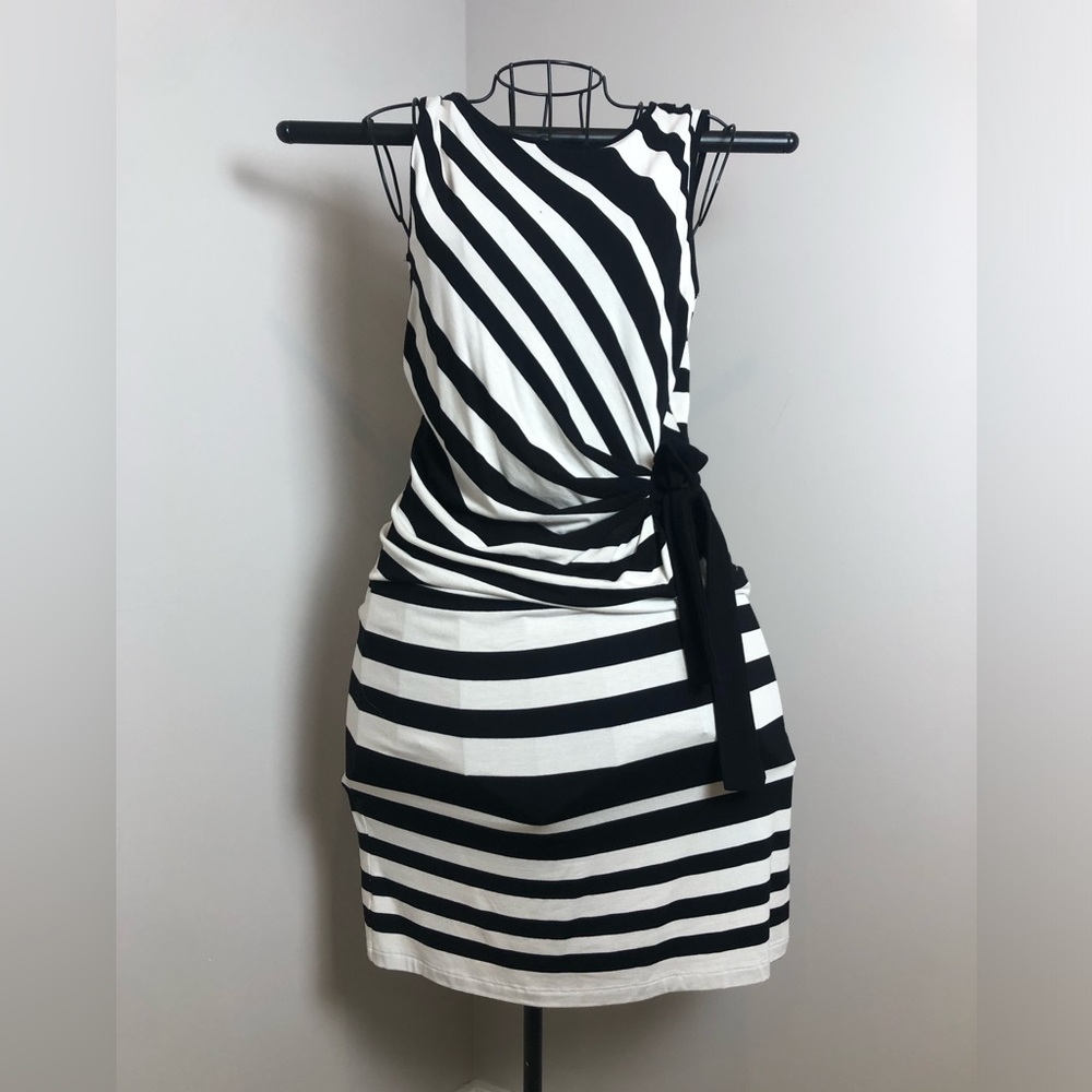 Black & White Soft Stretch Dress